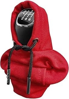 Gear Shift Hoodie, Universal Car Shift Knob Cover, Automotive Interior Cute Gadgets, Car Accessories and Decorations Mini Hoodie for Car Shifter