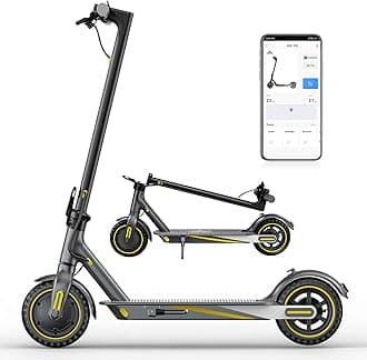 Electric Scooter for Adults, Up to 21 MPH, 19 Miles Ranges, 350W Motor E-Scooter with 8.5 Inch Tires, Foldable Escooter with Dual Braking and APP Control, UL Certified