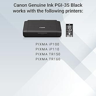 Canon PGI-35 Black Compatible to iP100,iP110,TR150 Printers (Pack of 2)