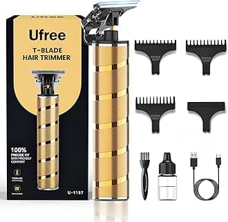 Hair Trimmer & Beard Trimmer for Men Professional, Electric Razor Shavers for Men, T Blade Precision Edgers Liners, Barber Clippers for Hair Cutting Mustache Facial, Mens Gifts