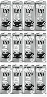 Oat Drink Barista Edition Long Life Bundle - 1 Litre (12 Pack) – Totally Vegan – Dairy Free Oat Milk