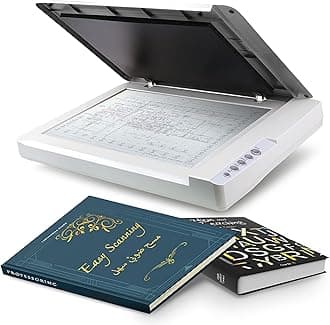 Plustek OS1180 Flatbed Scanner for A3 Graphics and Documents - Designed for Libraries, Schools or Small Offices - Scan A3 Document in 9 Seconds About