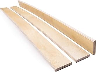 Pack of 10 Slats Birch Wood Sprung Bed Base Replacement Single Double 5 cm wide 580 mm Long