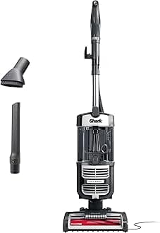 Shark UV730 Navigator Lift-Away Upright Vacuum, PowerFins HairPro Self-Cleaning Brushroll, HEPA Filter with Anti-Allergen Technology, LED Headlights, Swivel Steering, Gray (Renewed)