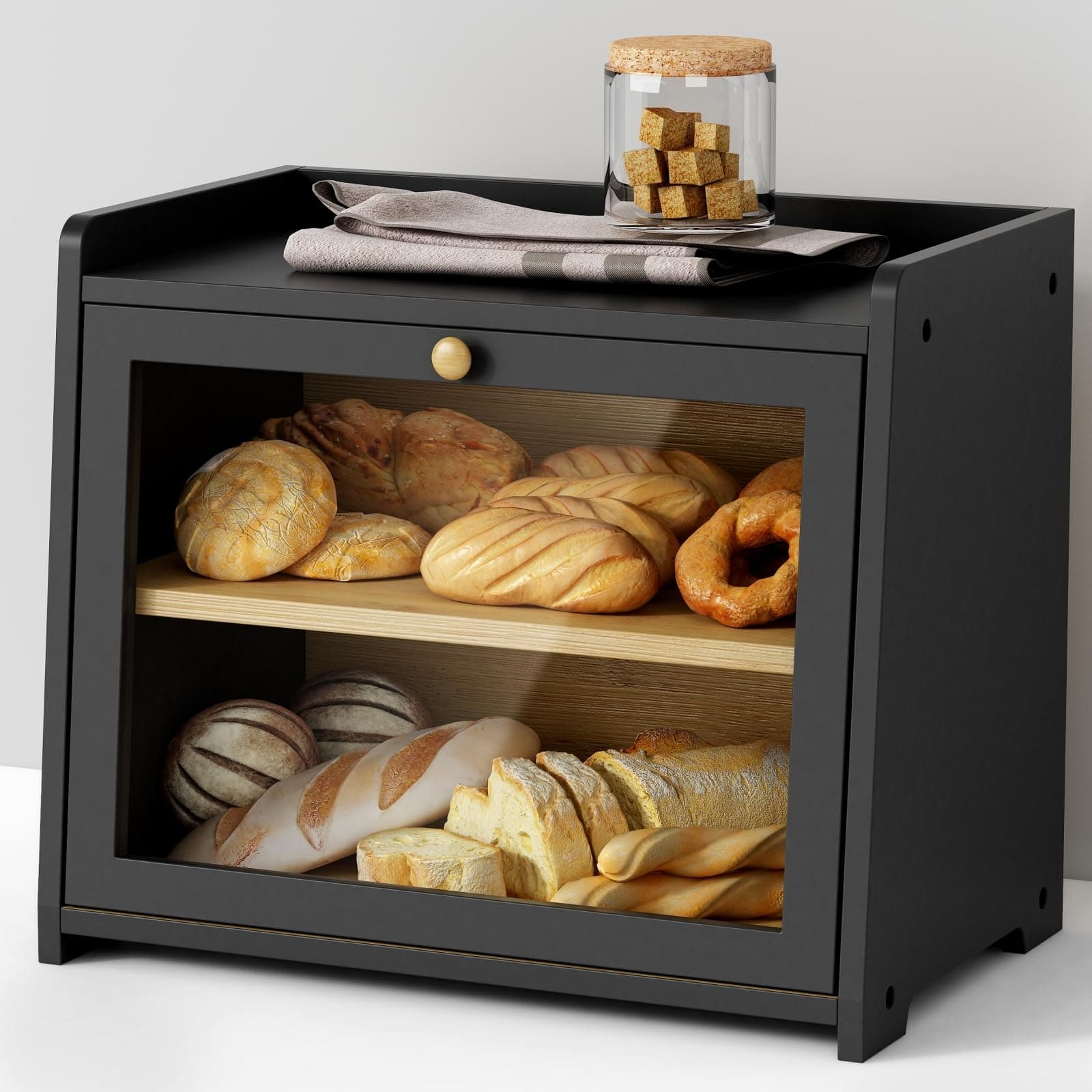Click Here | Double Layer Bread Box
