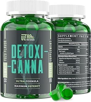 Detox Cleanse Gummies - Liver, Gut, Kidney Cleanse Detox & Repair, Rapid & Effective Full Body Cleanse Best for Women and Men with Milk Thistle - Natural Plant-Based Detox Supplement, 60 Gummies