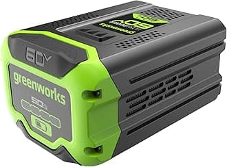 Greenworks 60V 5.0AH Ultra Power Battery | Provides Fade-Free Power for Maximum Performance | Compatible with 75+ Greenworks Tools