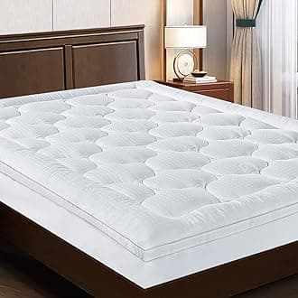 Extra Thick Full Size Mattress Pad Pillow Top Mattress Cover Quilted Fitted Mattress Protector Cotton Top 8-21" Deep Pocket Mattress Topper