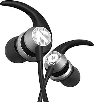 GOBOULT BassBuds X1 in-Ear Wired Earphones with 10mm Extra Bass Driver and HD Sound with mic (Black)