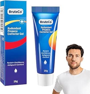 BruteCo Prepuce Corrector Gel - Moisturizes & Hydrates Excessive Foreskin, Increases Comfort (1 Pack)