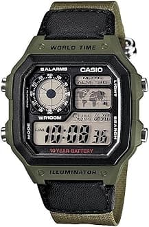 Men's AE1200WHB-3BV 10 Year Battery Watch