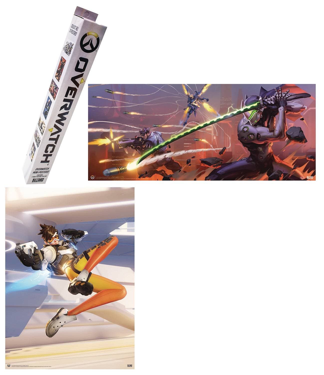 Official Blizzard Overwatch Mini Posters Blind Box