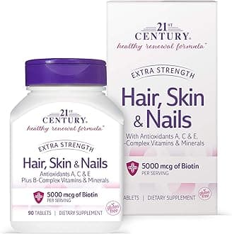 21st Century Extra Strength For Hair, Skin & Nails - 90 Tablets