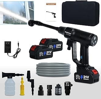 Pressure Washer Cordless Battery Powered 2900PSI with 2×4.0Ah Battery,Battery Operated Pressure Washer,Portable Power Washer Handheld for Car Cleaning