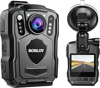 M5 2K Body Camera, 256GB Body Cam GPS Enabled &1440P Body Mounted Cam, Built-in 4200MAH Battery,12Hours Record, IP67 Waterproof, Night Vision Law Enforcement with Car Suction Mount