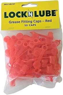 Grease Fitting Caps (50 Count) (Red)