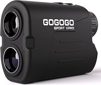 - GS03 Laser Golf/Hunting Rangefinder, 1000/1200 Yards Laser Range Finder with 6X Magnification Ultra-Clear View, Lightweight, Slope, Pin-Seeker & Flag-Lock & Vibration