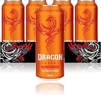 Dragon Energy Blood Orange Energy Drink 12 x 500ml Cans