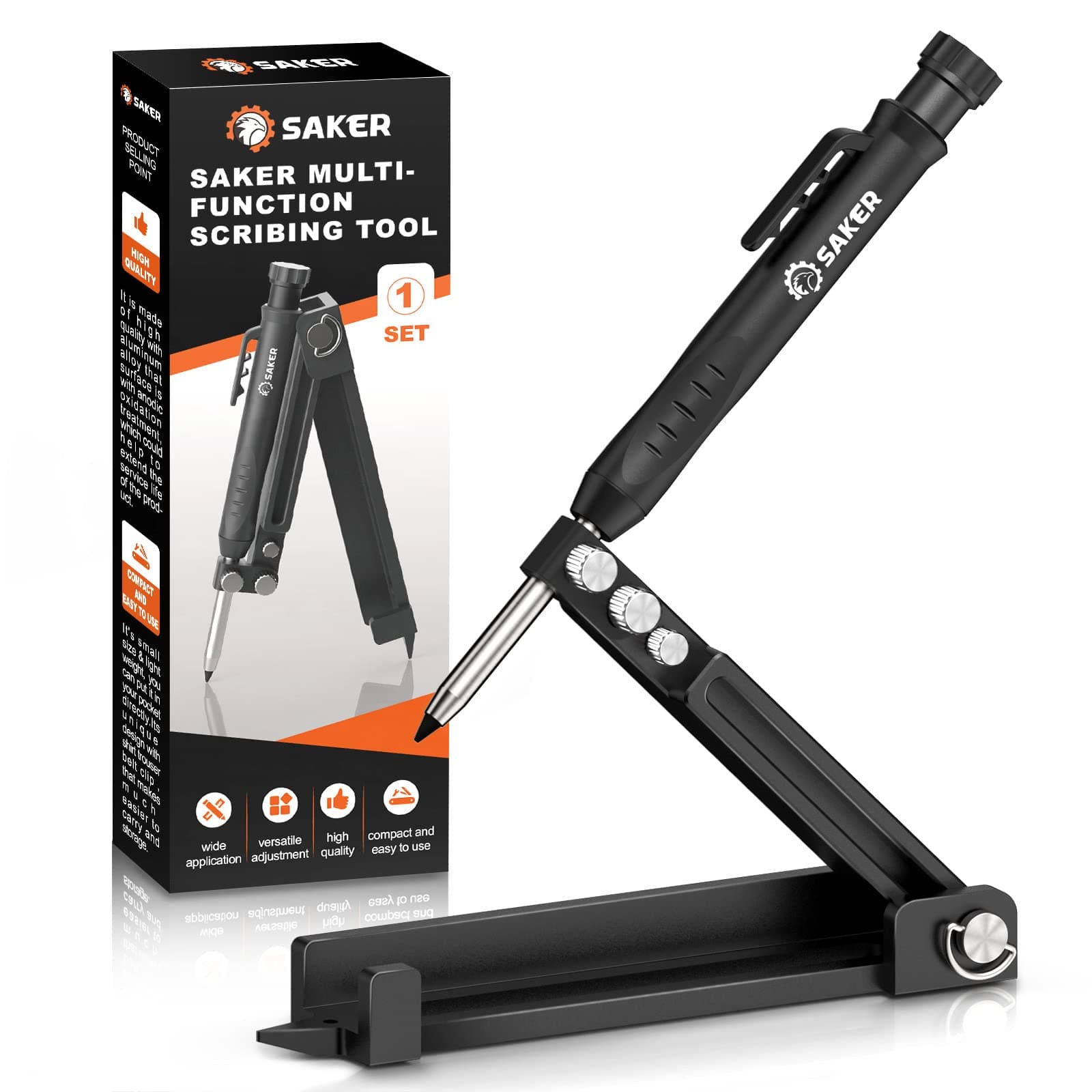 Saker Multi-function Scribing Tool(BLACK)