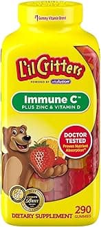 Vita L'il Critter Kids' Immune C Plus Zinc and min D (290 Count)