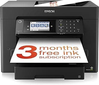 Epson WorkForce WF-7840 Twin Tray - All-in-One A3+ Wireless Colour Printer with Scanner, Copier, Fax, Ethernet, Wi-Fi Direct and ADF