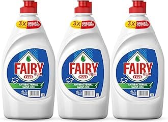 Plus Antibacterial Dishwashing Liquid Soap, With Alternative Power To Bleach, 3x600ml