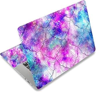 15 15.4 15.6 Inches Laptop Skin Sticker Personalized 12.1 13 13.3 14 Inches Universal Netbook Skin Sticker Reusable Notebook PC Art Protector by AORTDES (Colorful Shell)
