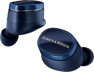 Bowers & Wilkins Pi8 Wireless Earbuds (Midnight Blue), in-Ear Bluetooth Earphones with Qualcomm Chipset & aptX Lossless, Active Noise Cancelling Earbuds, 3 Built-in Mics, 15-Min Quick Charging