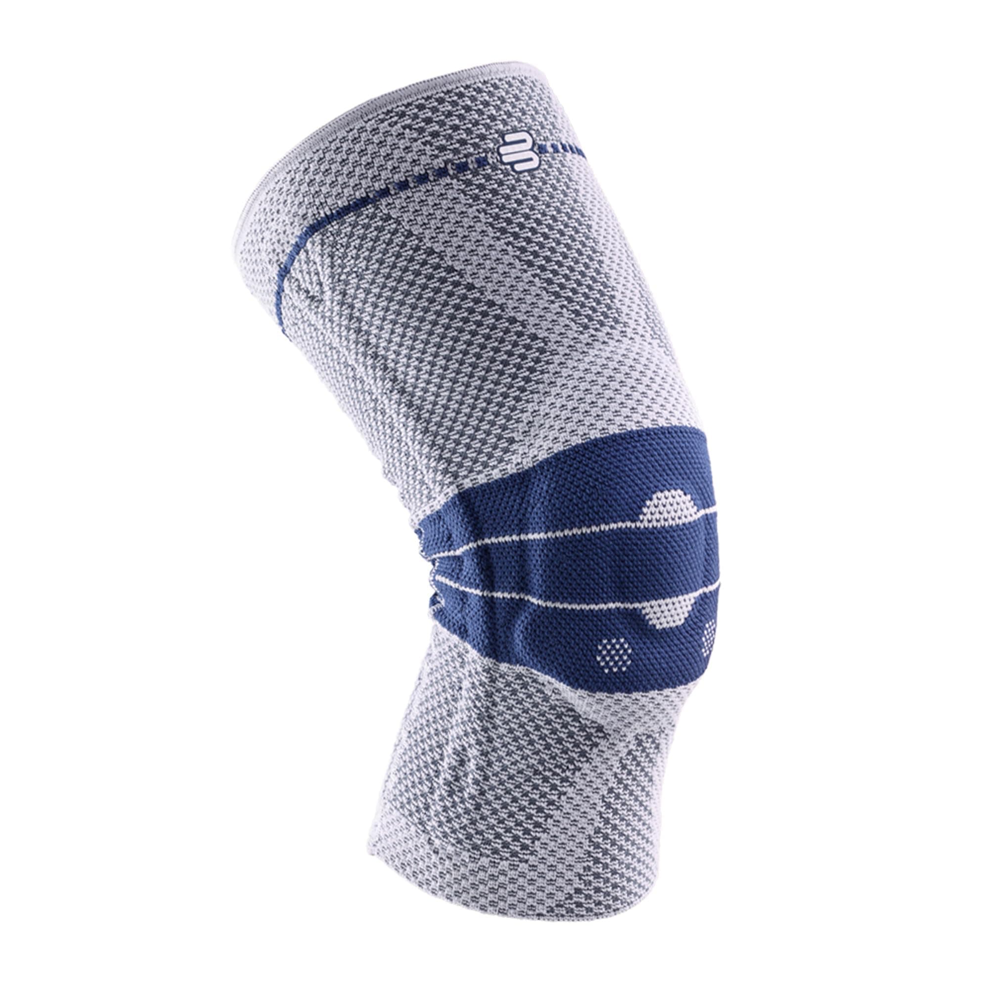GenuTrain Knee Support Brace (New Version) - Targeted Support for Pain Relief & Stabilization for Weak, Swollen & Injured Knees & Arthritis - Size 0 - Color Titanium