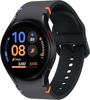 Galaxy Watch FE 40mm Bluetooth AI Smartwatch w/Fitness Tracking, BIA Sensor, Personalized HR Zones, Heart Rate Tracker, Sleep Monitor, 2024, Black [US Version, 1Yr Manufacturer Warranty]