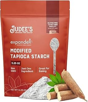 Judee's Gluten Free Expandex Modified Tapioca Starch Powder - Versatile Baking Thickener & Modified Starch for Baking - Gluten-Free Texture & Flavor Boost - 11.25 Oz