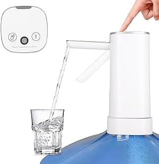 Automatic Water Dispenser For 20 Litre Bottle – Usb Dc Water Pump With 1200 mAh Battery| Water Pressure Pump for Home Office Travel | Water Dispenser Pump With Display Timer and Fingerprint Lock