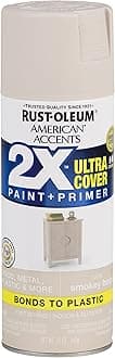 Rust-Oleum 327934 American Accents Spray Paint, 12 Ounce, Satin Smokey Beige