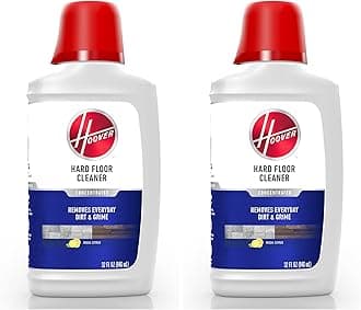 Hoover Hard Floor Cleaner for Sealed Hard Floors, Concentrated Cleaning Solution for Hard Floor Cleaner Machines, 32 fl oz Formula, White, AH31428 (Pack of 2)