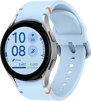 Galaxy Watch FE 40mm Bluetooth AI Smartwatch w/Fitness Tracking, BIA Sensor, Personalized HR Zones, Heart Rate Tracker, Sleep Monitor, 2024, Silver [US Version, 1Yr Manufacturer Warranty]