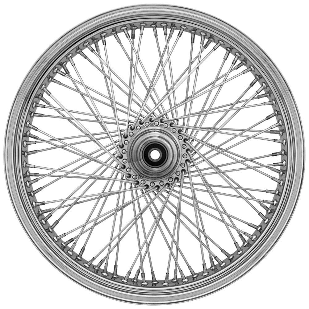 Ride Wright Wheels Inc Omega 80 Spoke 21x3.5 Front Wheel (Single Disc), Position: Front, Rim Size: 21 04238-845SD-OM-ABS-T