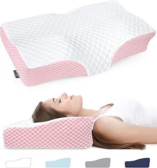 Groye Adjustable Neck Pillows for Pain Relief Sleeping, Enhanced Ergonomic Contour Shoulder Support, Cooling Cervical Memory Foam Pillows, No Smell Orthopedic Bed Pillow for Side Back Stomach Sleeper