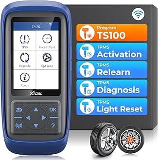 TP150 TPMS Programming Tool, Universal TPMS Tire Sensor Relearn/Reset/Activate/XTOOL TS100 Sensor Programmer, Tire Pressure Monitor System Diagnostics Tool