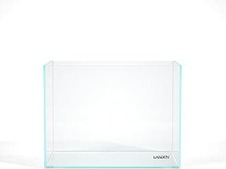 Landen 60H 30 Gallon Rimless Low Iron Aquarium Tank, 23.6" W × 17.7" D × 17.7" H (60cm x 45cm x 45cm) 8mm Thickness with Black Nano Foam Leveling mat Included