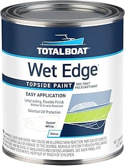Wet Edge Topside Paint (Oyster White, Quart)