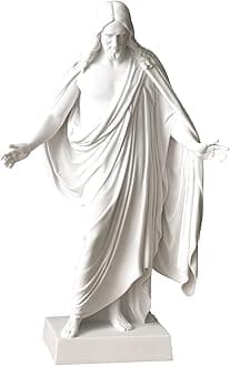 Deseret Book - BELOSOL - Christus Statue - Christian Decor - Jesus Statue - Jesus Home Decor - Inspirational Sculpture - Christian Living - 12"