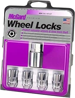 McGard 24137 Wheel Lock Set, Chrome, M12 x 1.5 Thread Size