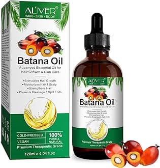 Batana Oil for Hair Growth, Batana Oil, Prevents Hair Loss, eliminates Split Ends & Increases Shine, Natural Batana Oil for Healthier, Thicker, Fuller Hair 120ml