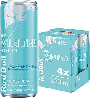 Red BullEnergy Drink Winter Edition Iced Vanilla Berry 250 ml x 4 cans