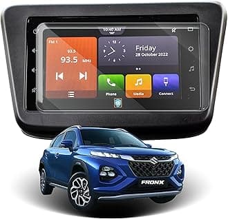 Car Screen Protector for Maruti Suzuki Fronx |2023 - Running| - 7 Inch, Anti-Scratch, Easy Installation, Clear Touchscreen Guard, Infotainment System Protection (Not a Tempered Glass)