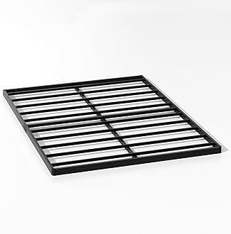 Queen Box Spring 2 Inch Low Profile Bunkie Board Bed Slat Replacement, Sturdy Metal Structure, Mattress Surpoort Base, Noise Free, Easy Assembly