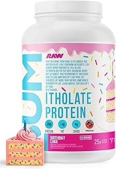Whey Isolate Protein, (CBUM Itholate Protein) - 100% Grass-Fed Sports Nutrition Powder for Muscle Growth & Recovery - Low-Fat, Low Carb - 25 Servings (Birthday Cake)