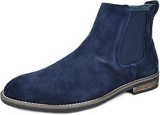 Bruno MarcMen's Leather Chelsea Ankle Boots, Work and Fashion, Walking and Comfort Casual Business Shoes