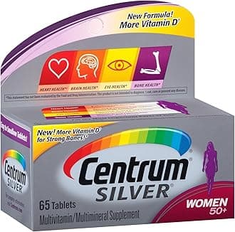 Centrum Silver Women 50+ Multivitamin Tablet, 65 Count
