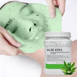 Jelly Mask for Facials Professional Natural Gel Face Masks, Hyaluronic acid Hydrating Rubber Mask Jar Face Mask SkinCare 23 Fl Oz (Aloe Vera)